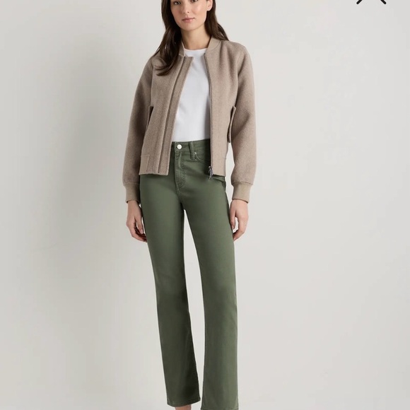 ✨ Quince Bella Stretch Straight Jeans – Loden Green ✨ - Picture 10 of 14